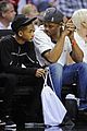 jaden smith miami heat game with dad will 14