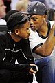 jaden smith miami heat game with dad will 15