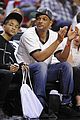 jaden smith miami heat game with dad will 24