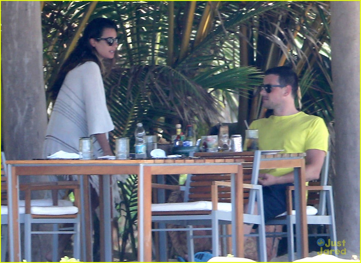 lea michele cory monteith vacation in mexico 18