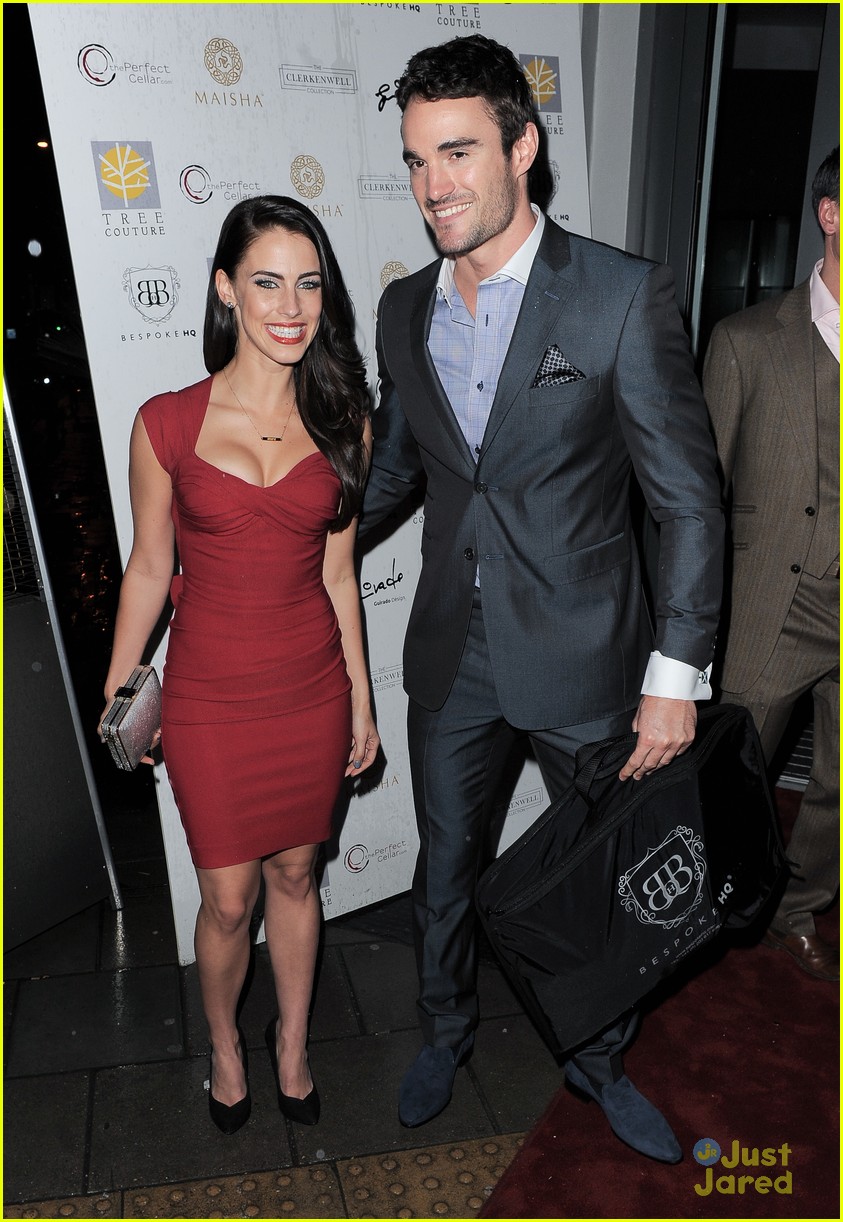 jessica lowndes thom evans astor martin vip launch 16
