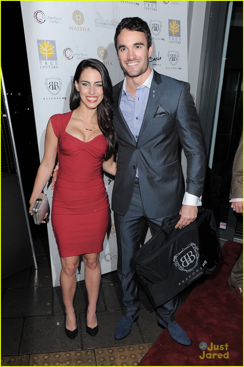 jessica lowndes thom evans astor martin vip launch 17
