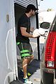miley cyrus stops for gas liam hemsworth hits the gym 04
