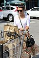 lea michele grocery shopping cory monteith steps out solo 01
