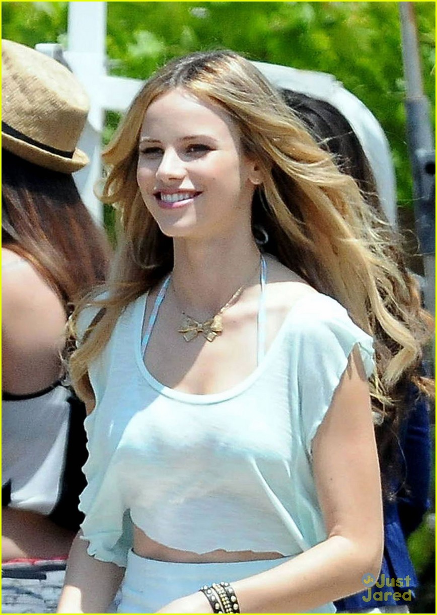 halston sage filming the townies 08