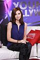 aly michalka stops by young hollywood aj picks up dry cleaning 02
