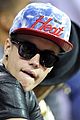 justin bieber sits courtside at miami heat playoff game 15