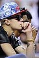 justin bieber sits courtside at miami heat playoff game 20