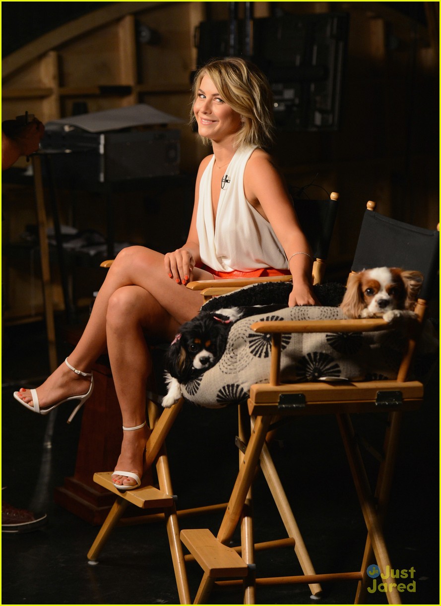 julianne hough bring pet to work day 01