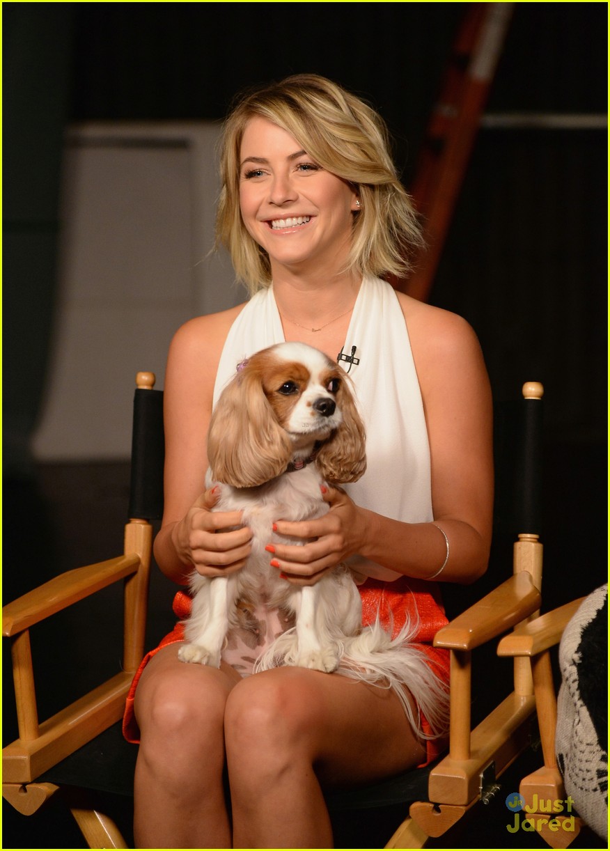 julianne hough bring pet to work day 04