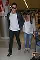 lea michele cory monteith touch down at jfk 04