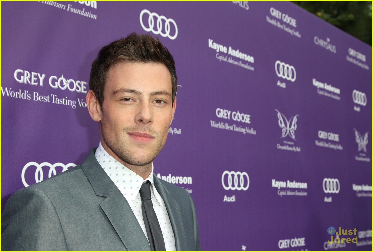 lea michele cory monteith butterfly ball 02