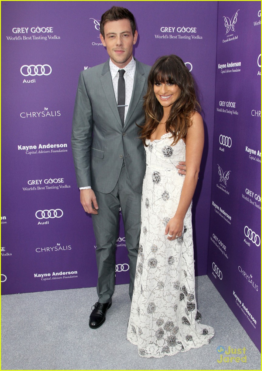 lea michele cory monteith butterfly ball 08