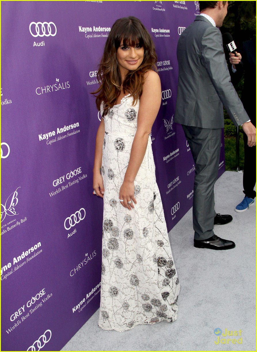 lea michele cory monteith butterfly ball 11