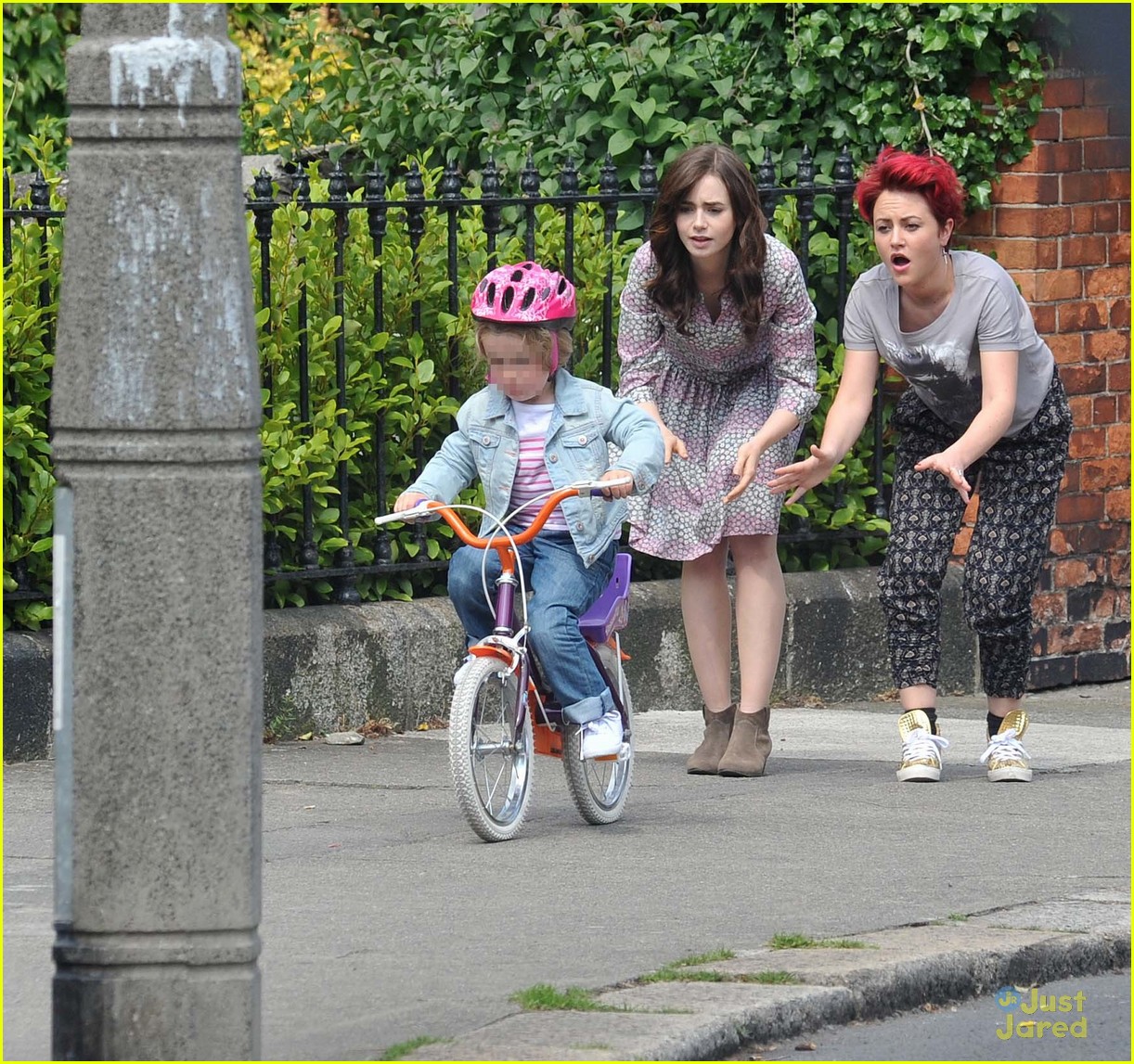 lily collins bicycle ride watch 04