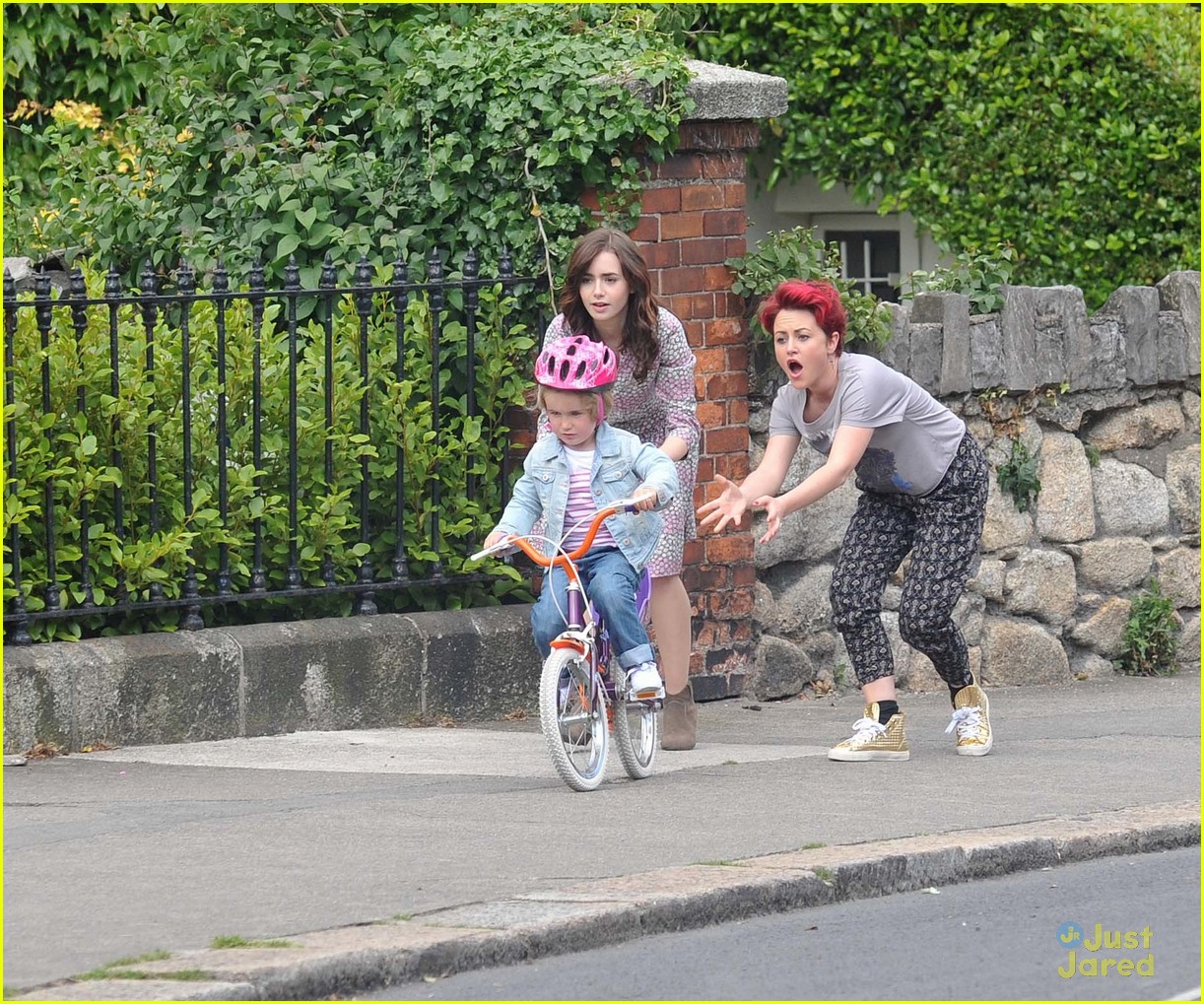 lily collins bicycle ride watch 07