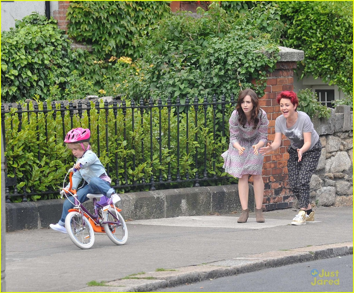 lily collins bicycle ride watch 08