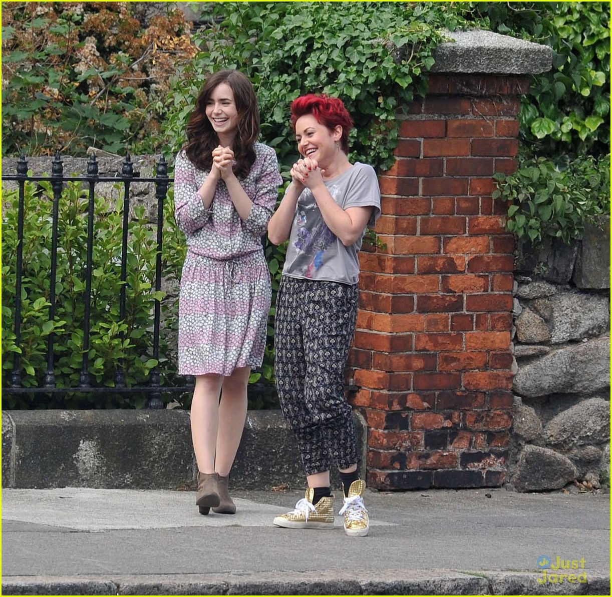 lily collins bicycle ride watch 12
