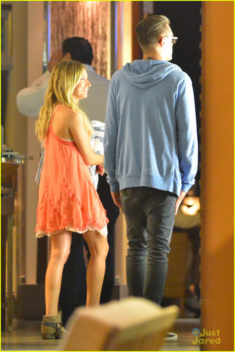 ashley tisdale pre birthday outing with christopher french 03
