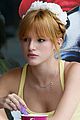 bella thorne stops for frozen yogurt with brother remy 01