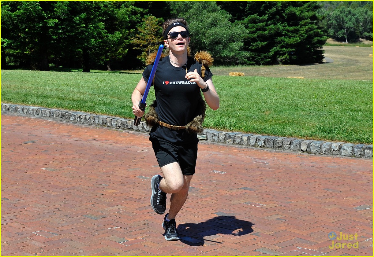 chris colfer course of the force relay 10