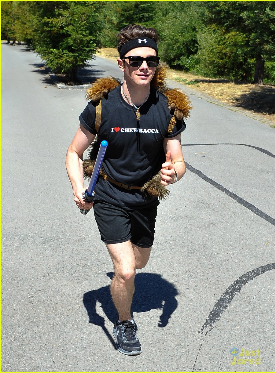 chris colfer course of the force relay 11