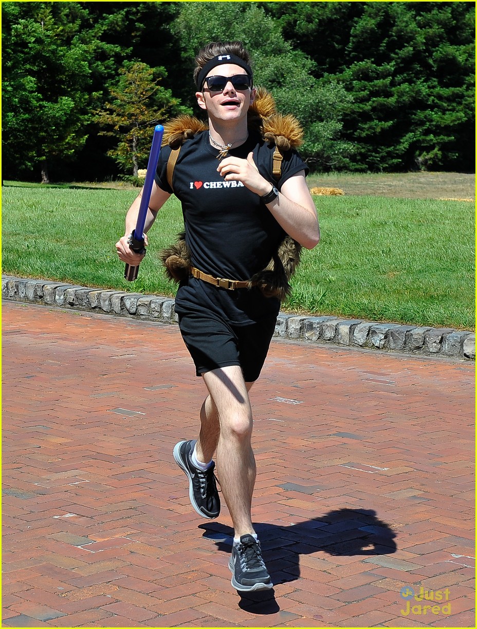 chris colfer course of the force relay 12