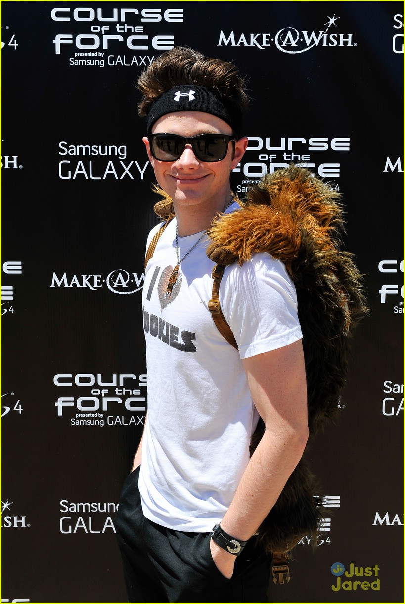 chris colfer course of the force relay 15