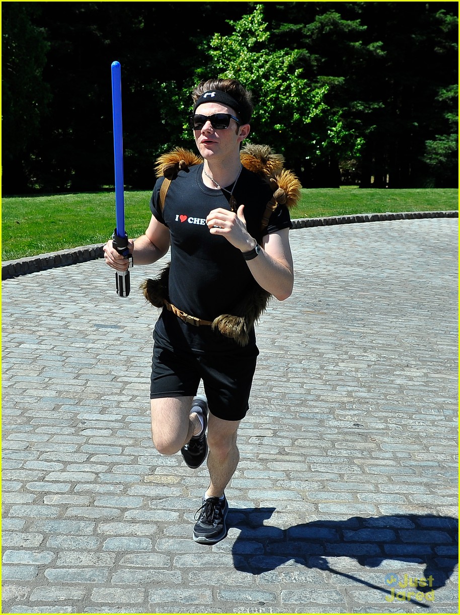 chris colfer course of the force relay 17