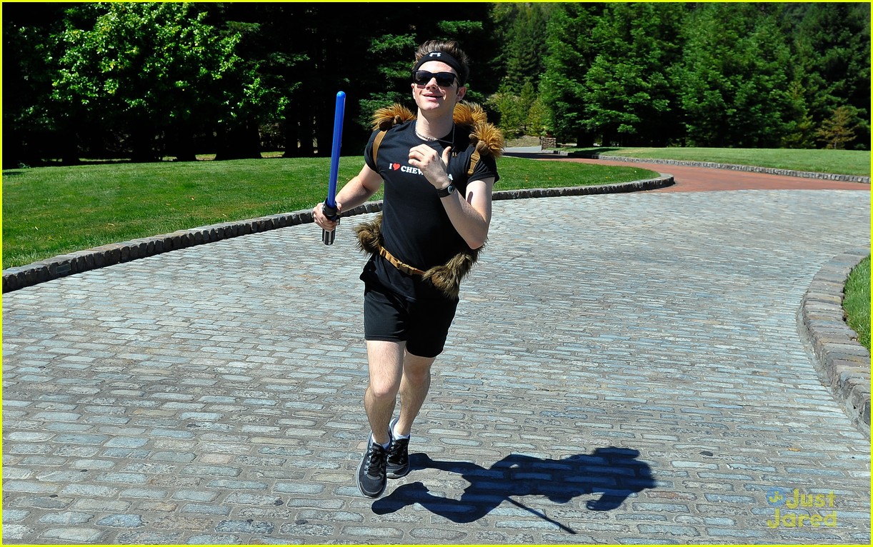 chris colfer course of the force relay 18