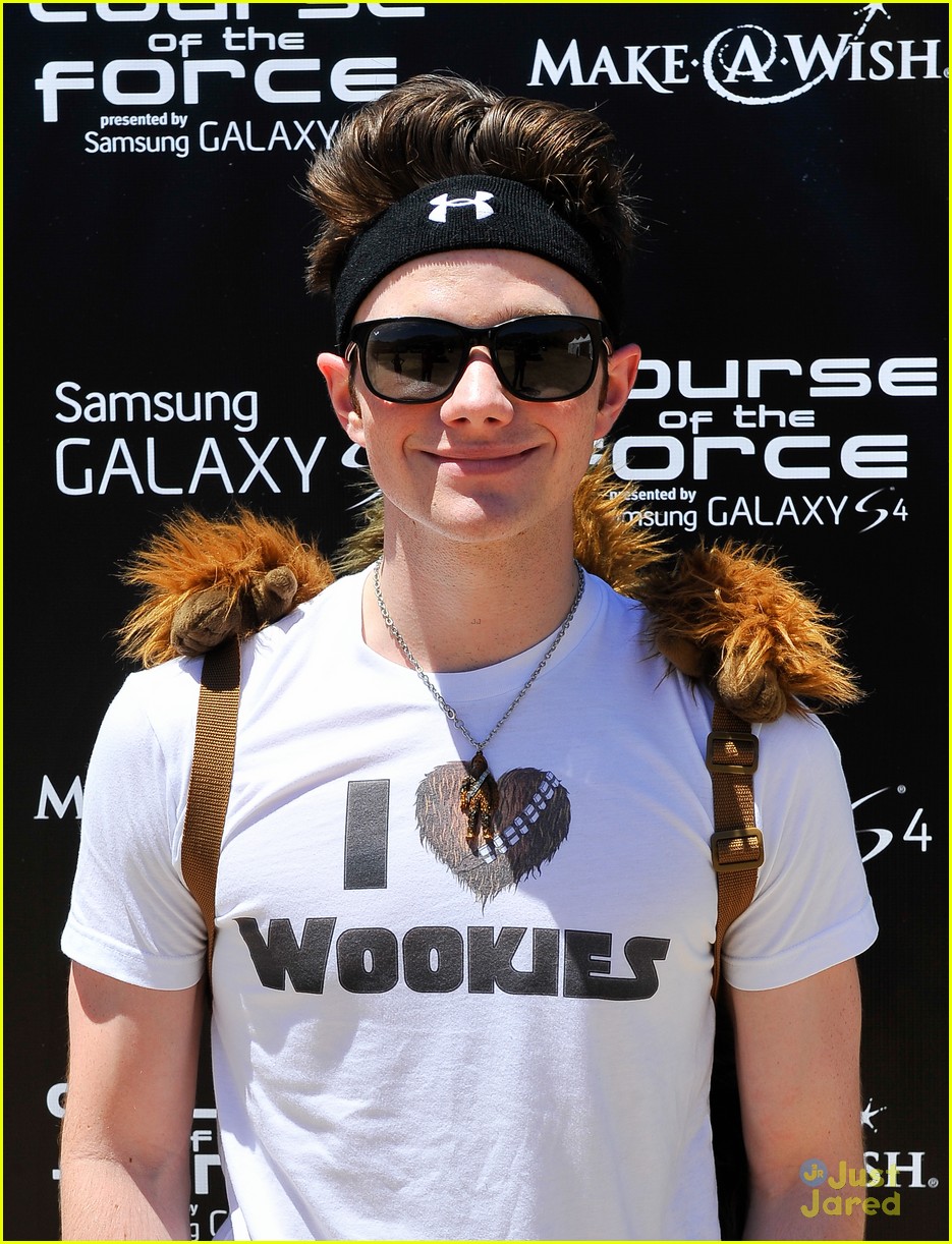 chris colfer course of the force relay 19