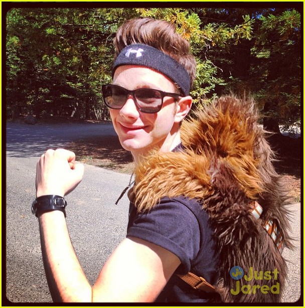 chris colfer course of the force relay 24