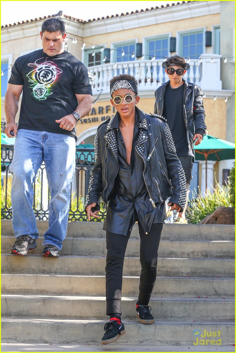 jaden smith stops for sushi kylie jenner gets a ride from dad 05