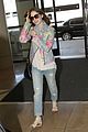 lily collins lax arrival 01