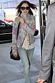 lily collins lax arrival 02