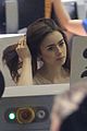 lily collins lax arrival 03