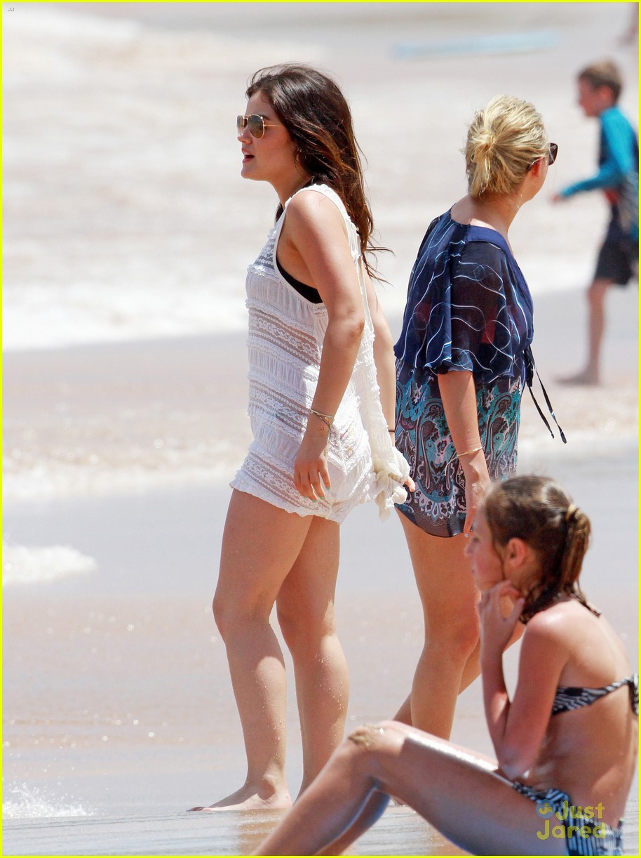 lucy hale more maui fun with shirtless graham rogers 14