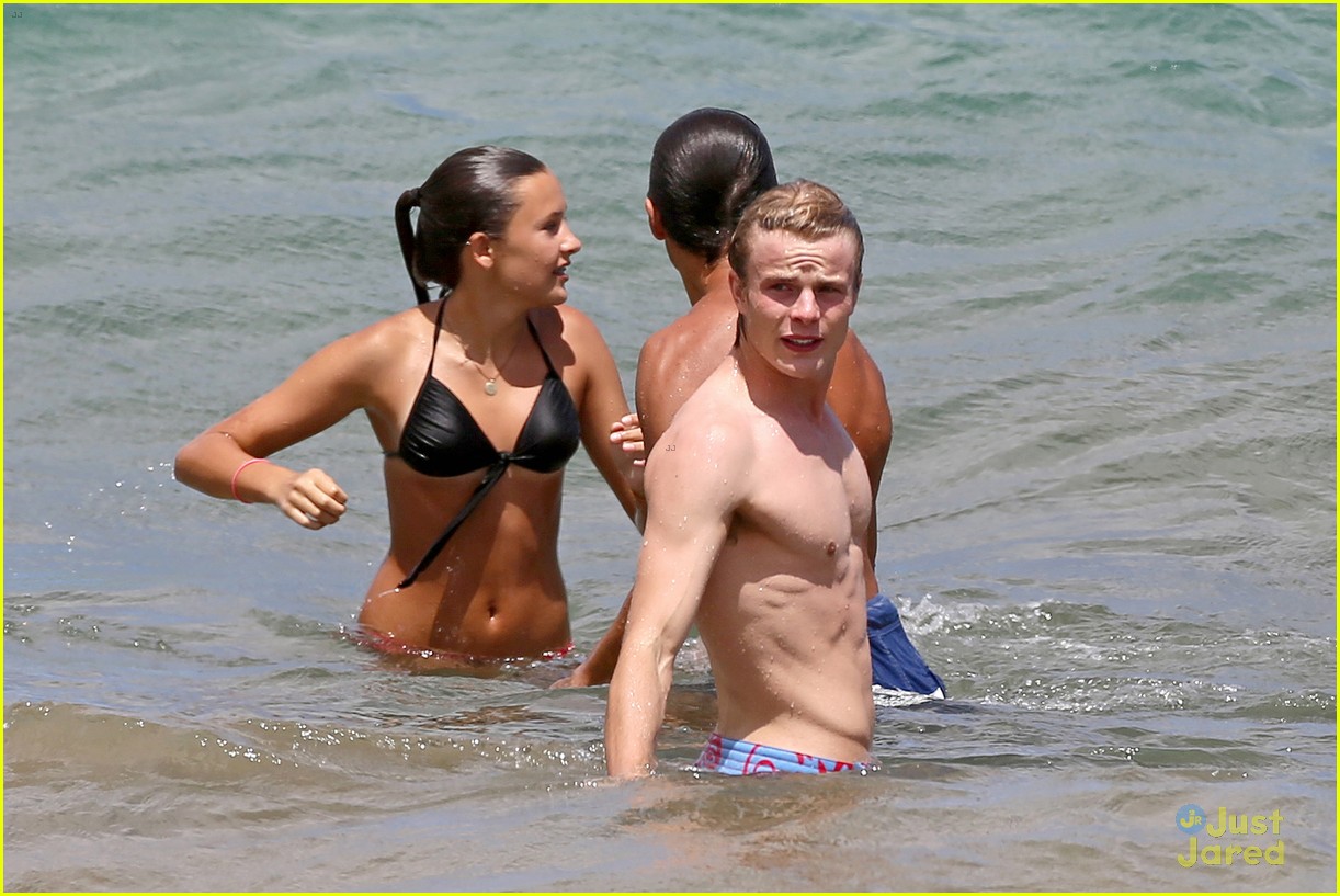 lucy hale more maui fun with shirtless graham rogers 35