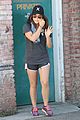 lucy hale post workout smoothie stop 08