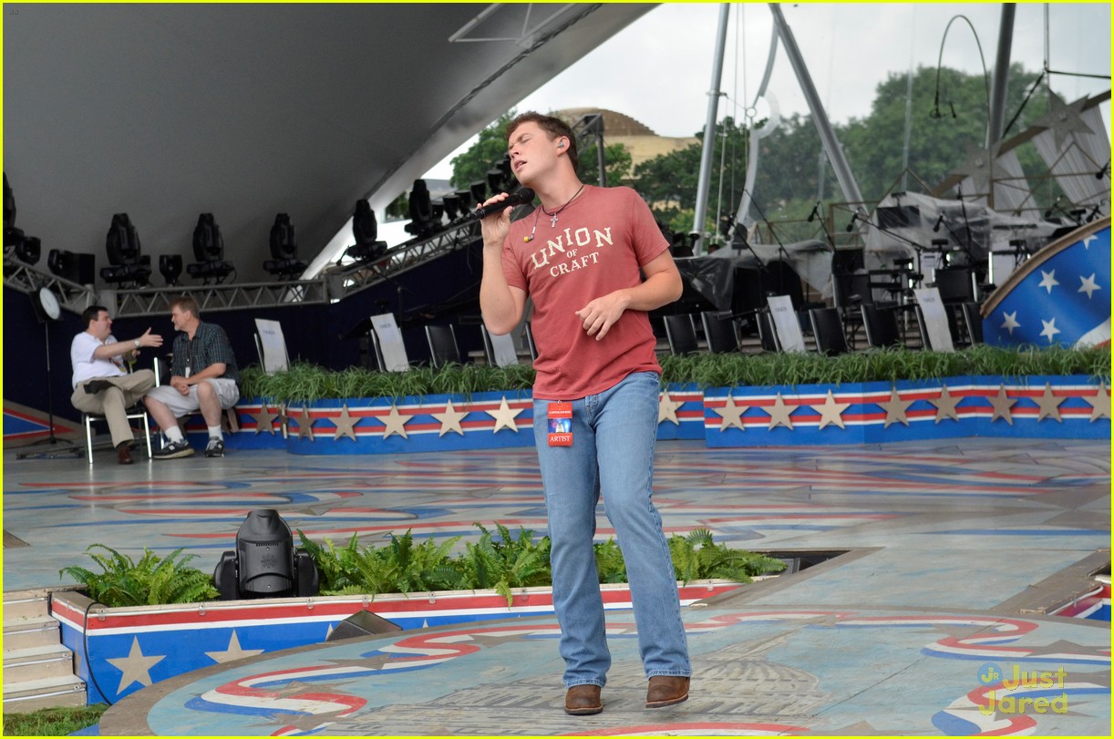 scotty mccreery capitol 4th rehearsals 04