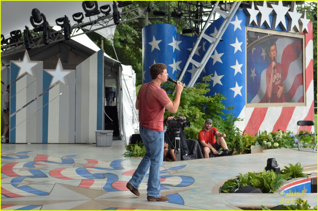 scotty mccreery capitol 4th rehearsals 12