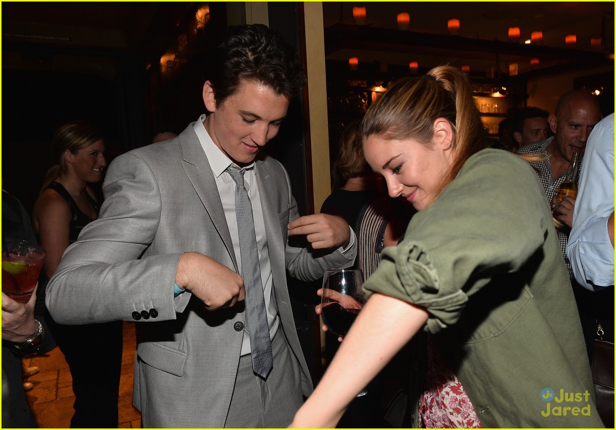 shailene woodley spectacular now after party pair 04