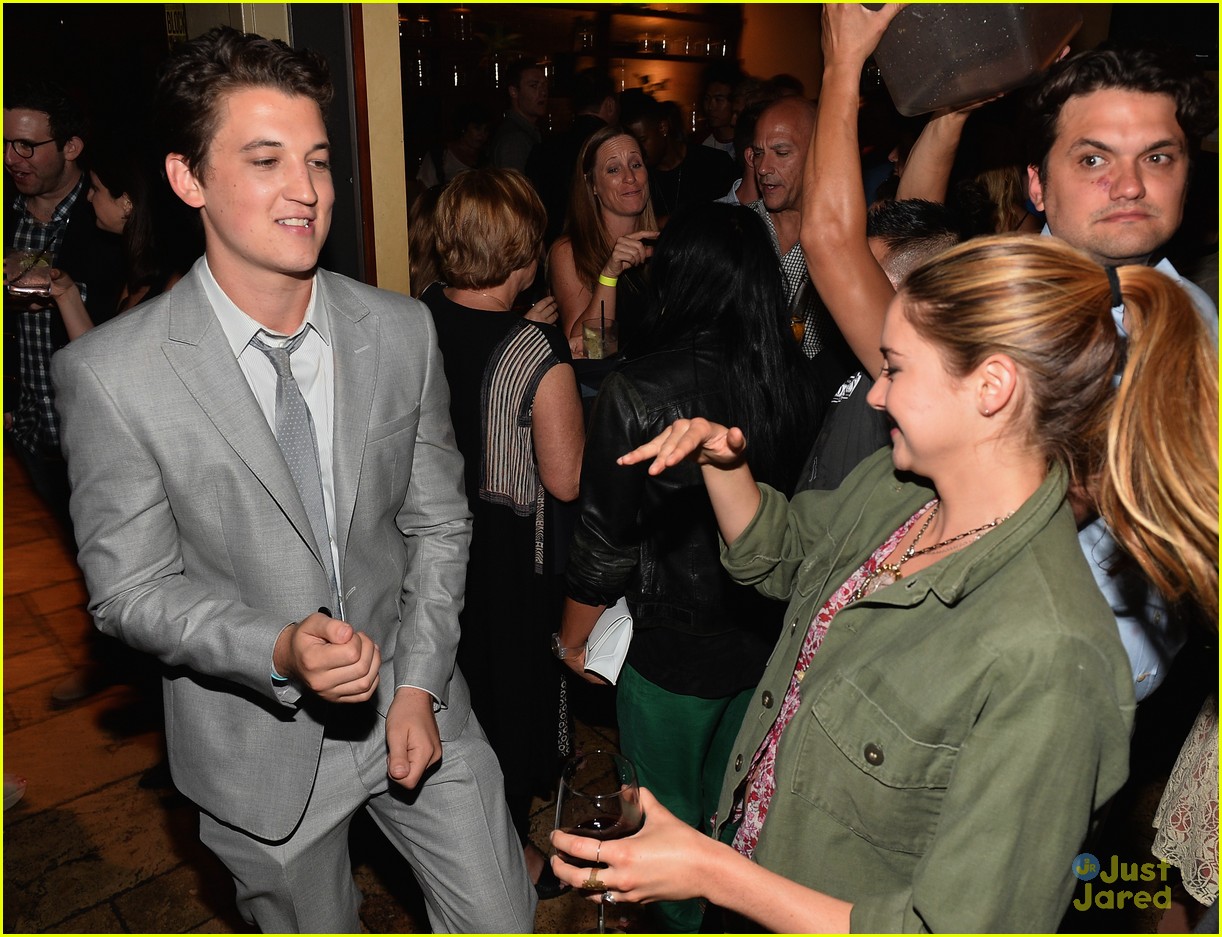shailene woodley spectacular now after party pair 08