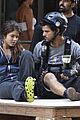 taylor lautner marie avgeropoulos tracers filming 01