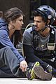 taylor lautner marie avgeropoulos tracers filming 02