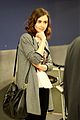 lily collins lax arrival hug 13