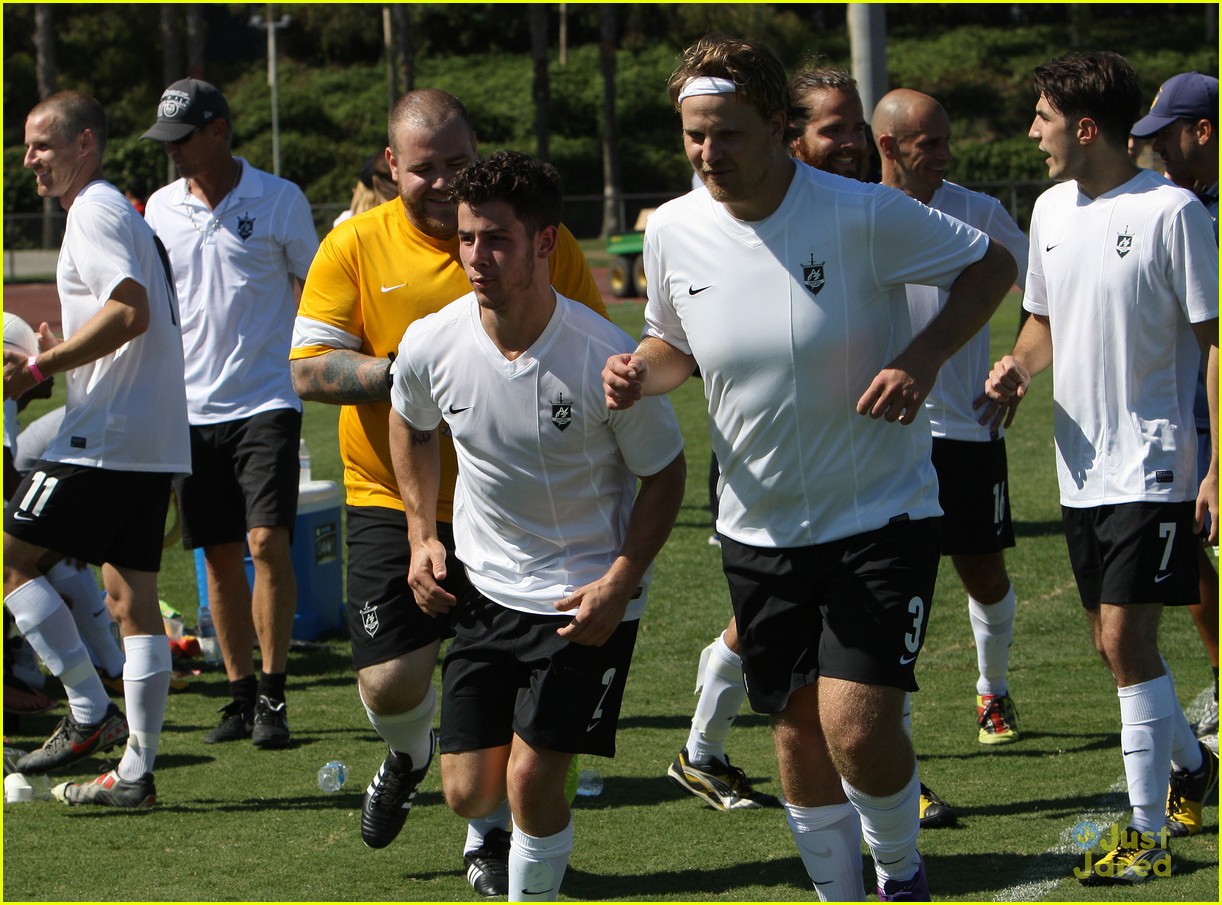 jonas brothers charity soccer game 21