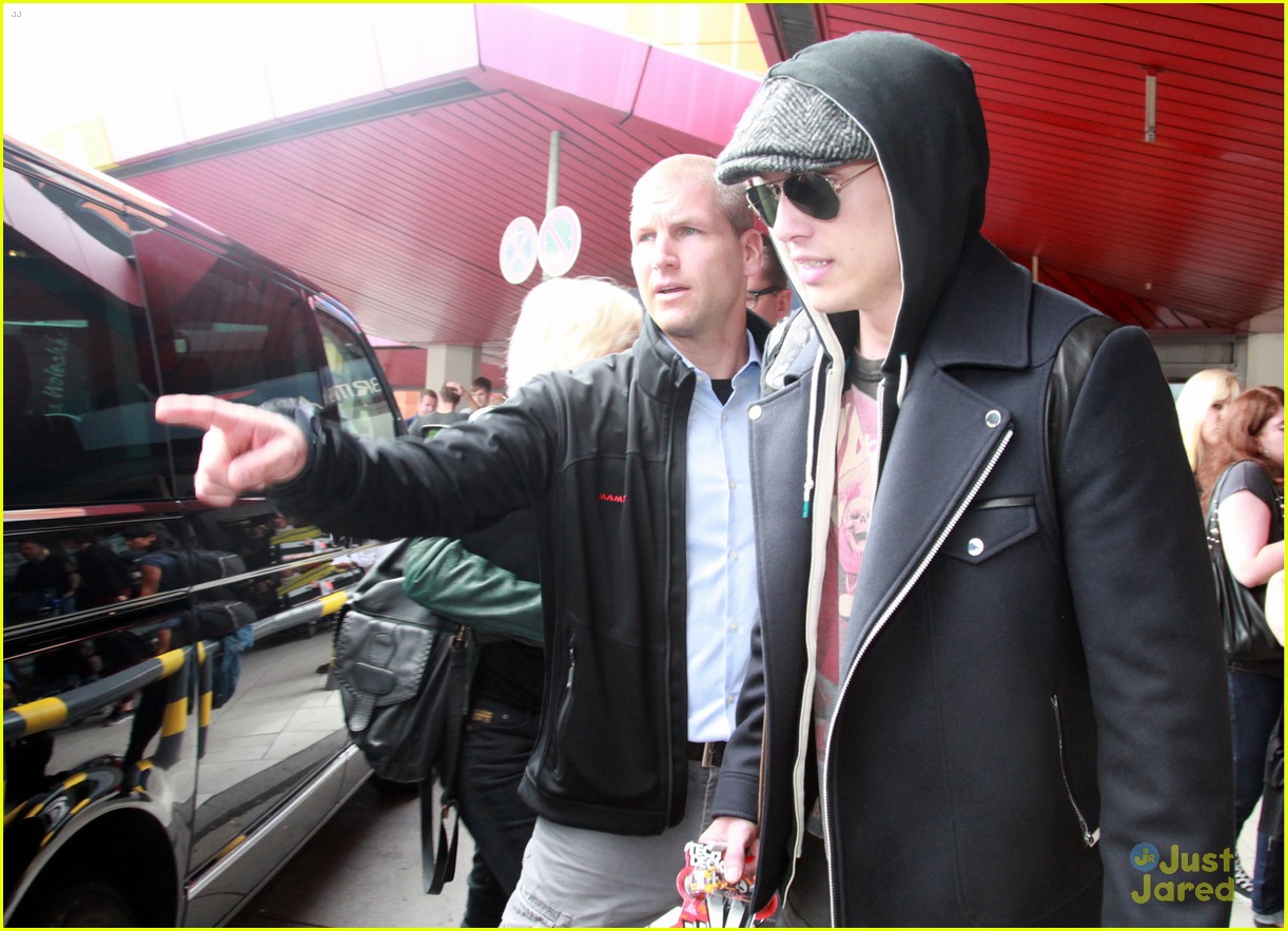 lily collins jamie campbell bower arrive in berlin 25