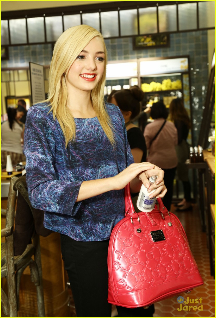 peyton list lovely at loccitane exclusive pics 01