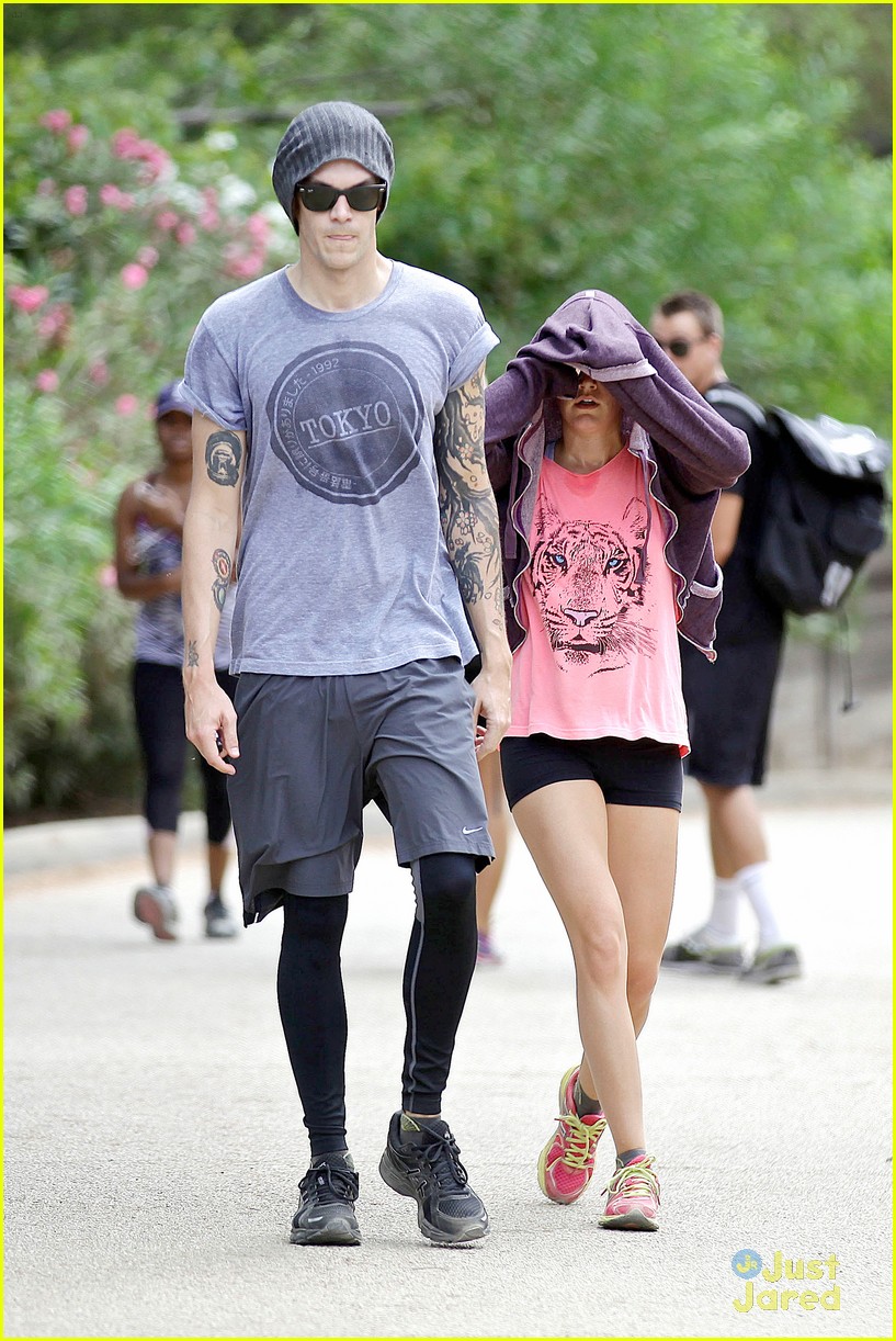 ashley tisdale christopher french hiking couple 06